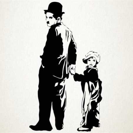 Chaplin y chico