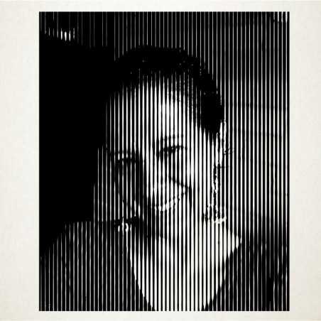 Los retratos en vinilo son una novedosa manera de decorar. Retrato en Vinilo Adhesivo de alta calidad